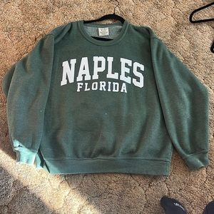 Hunter Green Pacific and Co crewneck sweatshirt size L